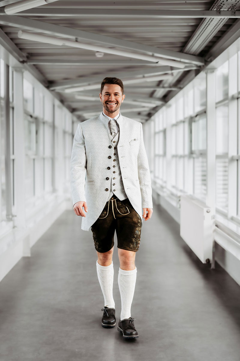 Outfit von Mothwurf, Stutzen P.S. Schuhmacher, Haferl Xaver Luis