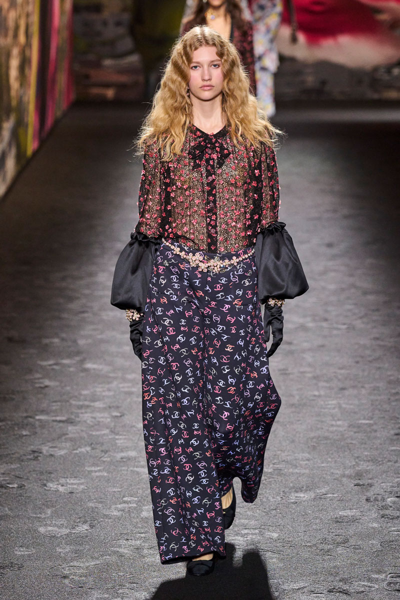 Transparente Blusen Chanel S24