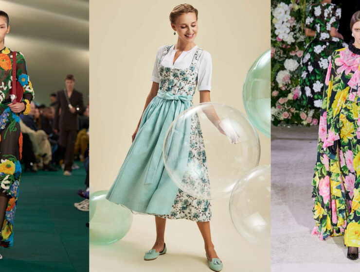 Wir zeigen die schönsten Trends von den Laufstegen der Welt – und wie man sie im Trachten-Look stylt.