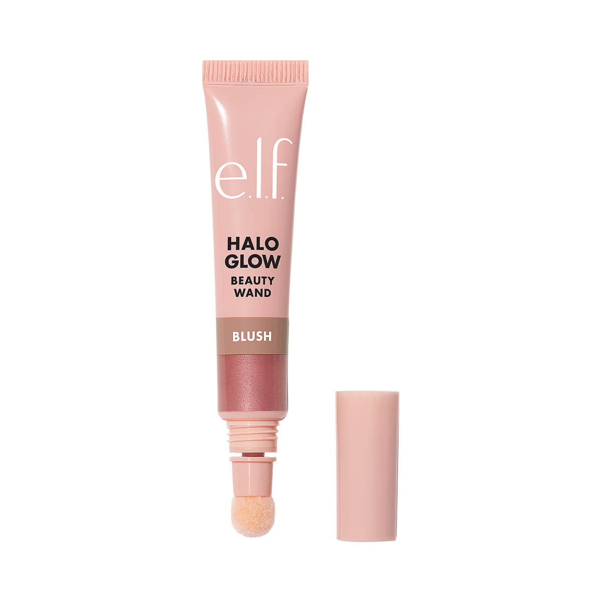 Flüssiges Schimmerrouge: „Halo Glow Blush Beauty Wand“ in „Pink-me-up“ von Elf Cosmetics (ca. 10 €)