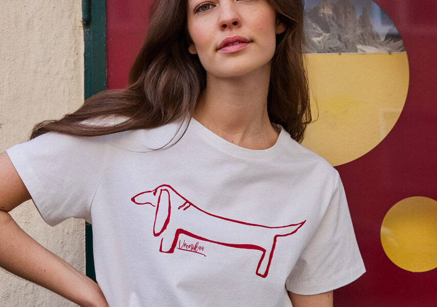 Dackelliebe: T-Shirt "Dackel Art" von VRONIKAA