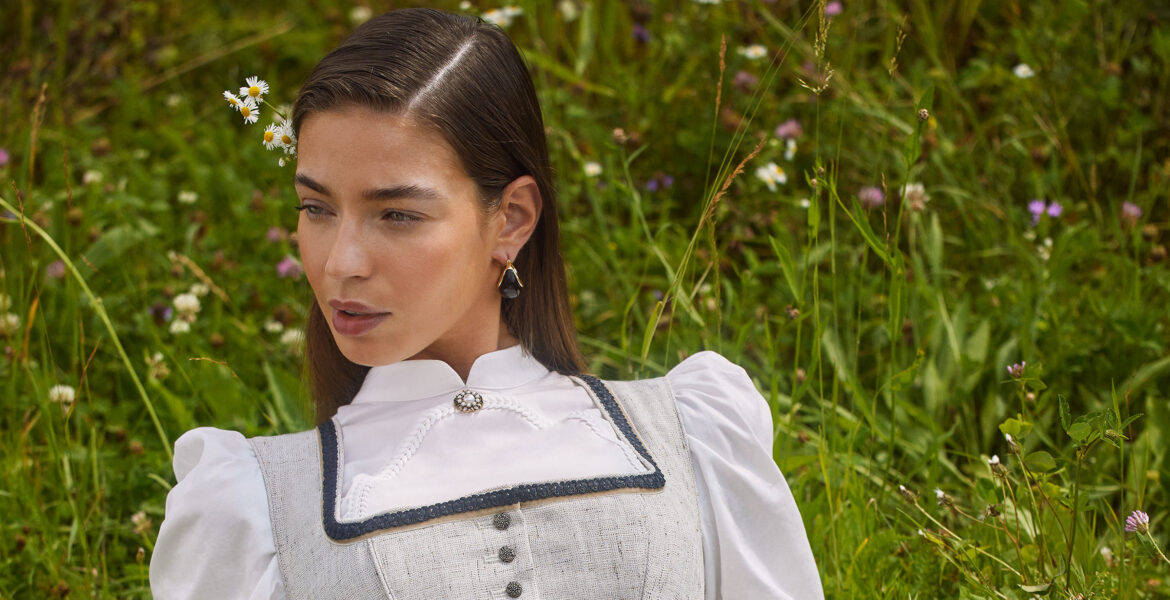 Statement Poufärmel: Julia Trentini Dirndlbluse Leona