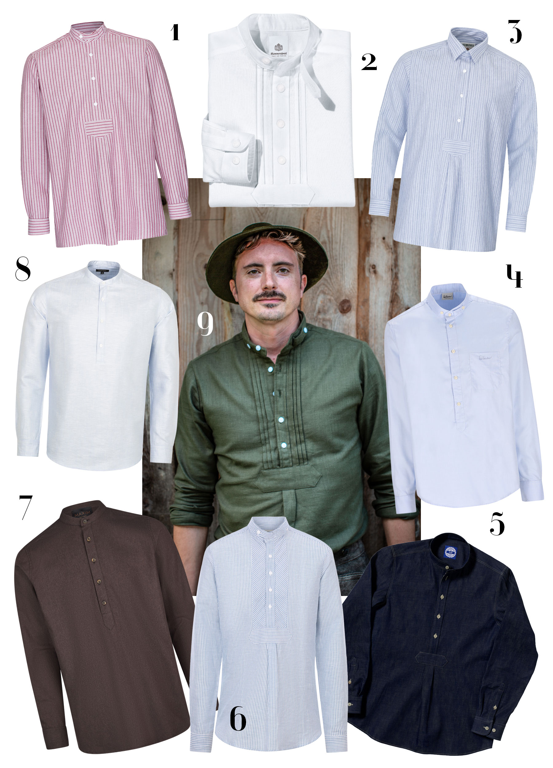 Tracht Pfoad Das klassisch bayerische Schlupfhemd, auch „Pfoad“ genannt.