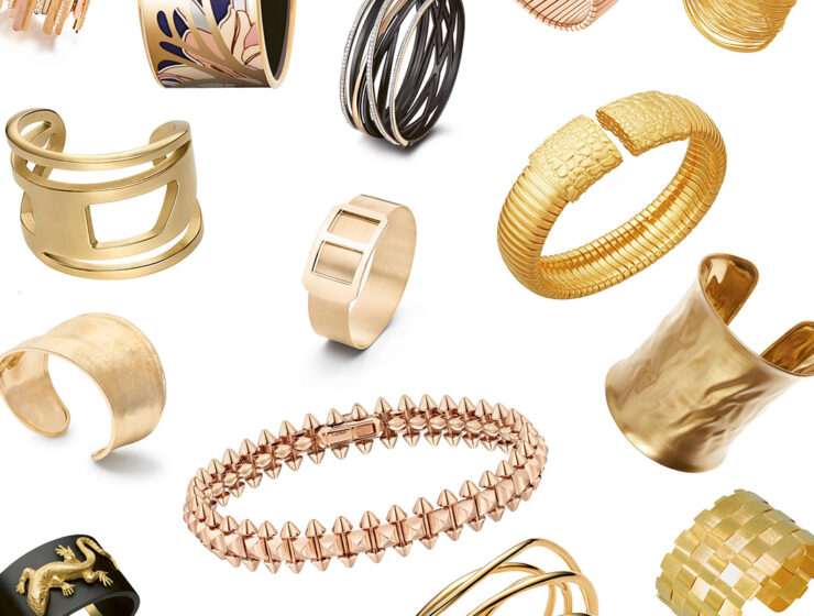 Luxuriöse Arm Cuffs aus Gold – moderner Statement-Schmuck für stilbewusste Looks