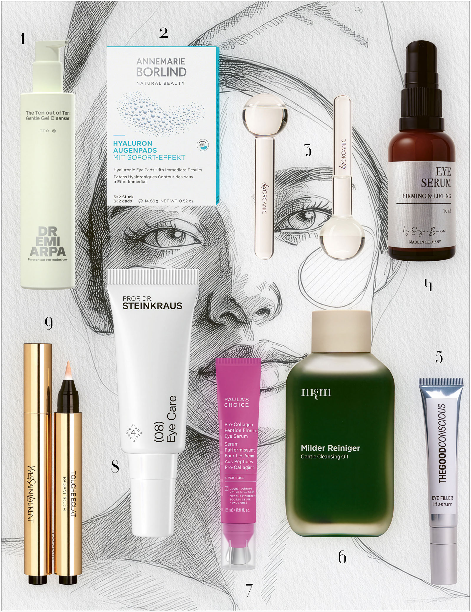 Beauty-Produkte für die Augenpartie Beauty-Produkte für die Augenpartie: Augenpads, Eye-Serum, Concealer, Reinigung und Massage-Tools gegen Augenringe und geschwollene Augen.