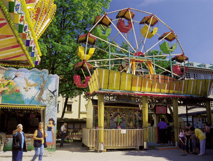 Historisches Riesenrad auf der Auer Dult in München © München Tourismus, Bernd Römmelt