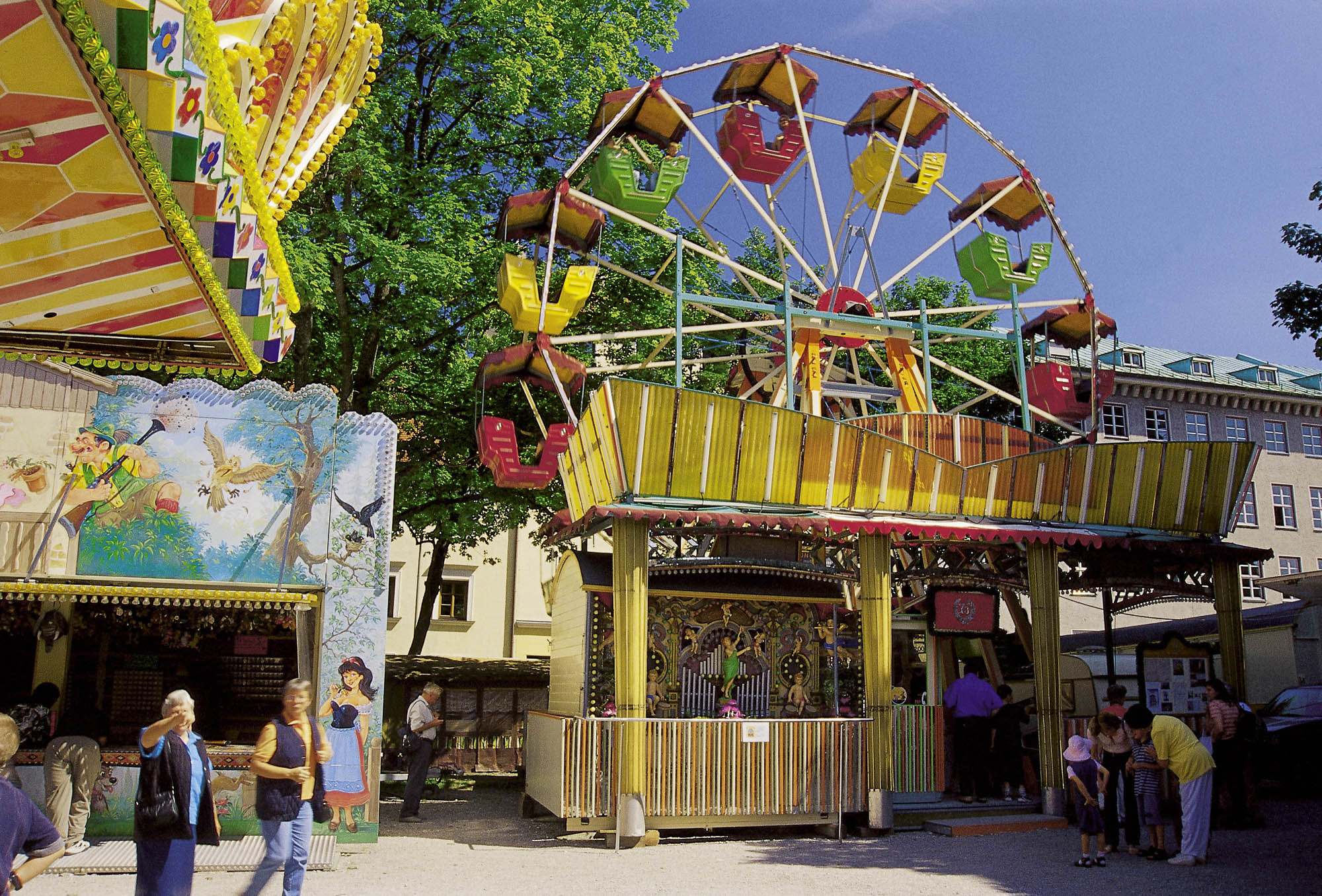 Historisches Riesenrad auf der Auer Dult in München © München Tourismus, Bernd Römmelt