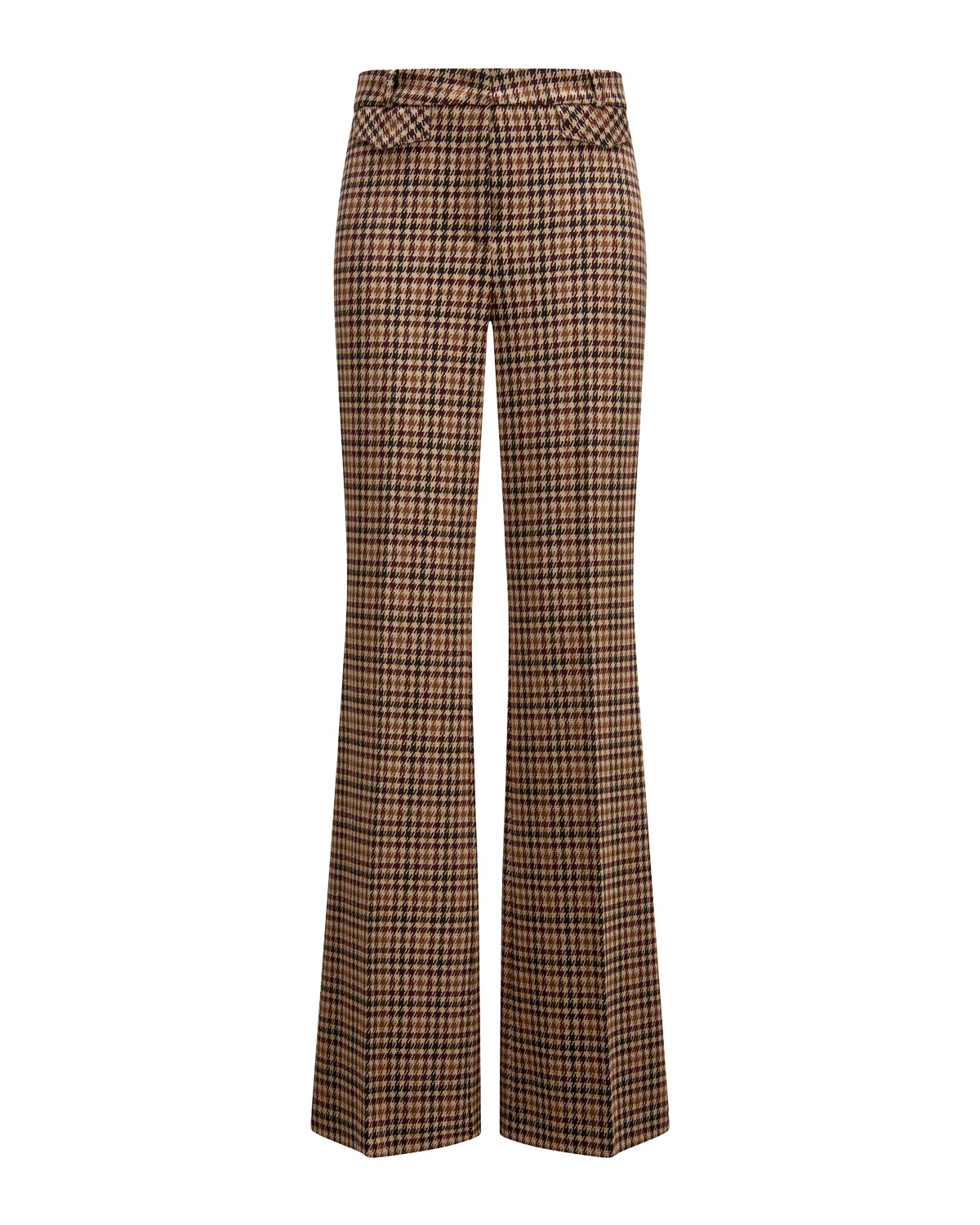 Cambio – Hose „Famous“ Hose Famous von Cambio mit Hahnentrittmuster und ausgestelltem Bein