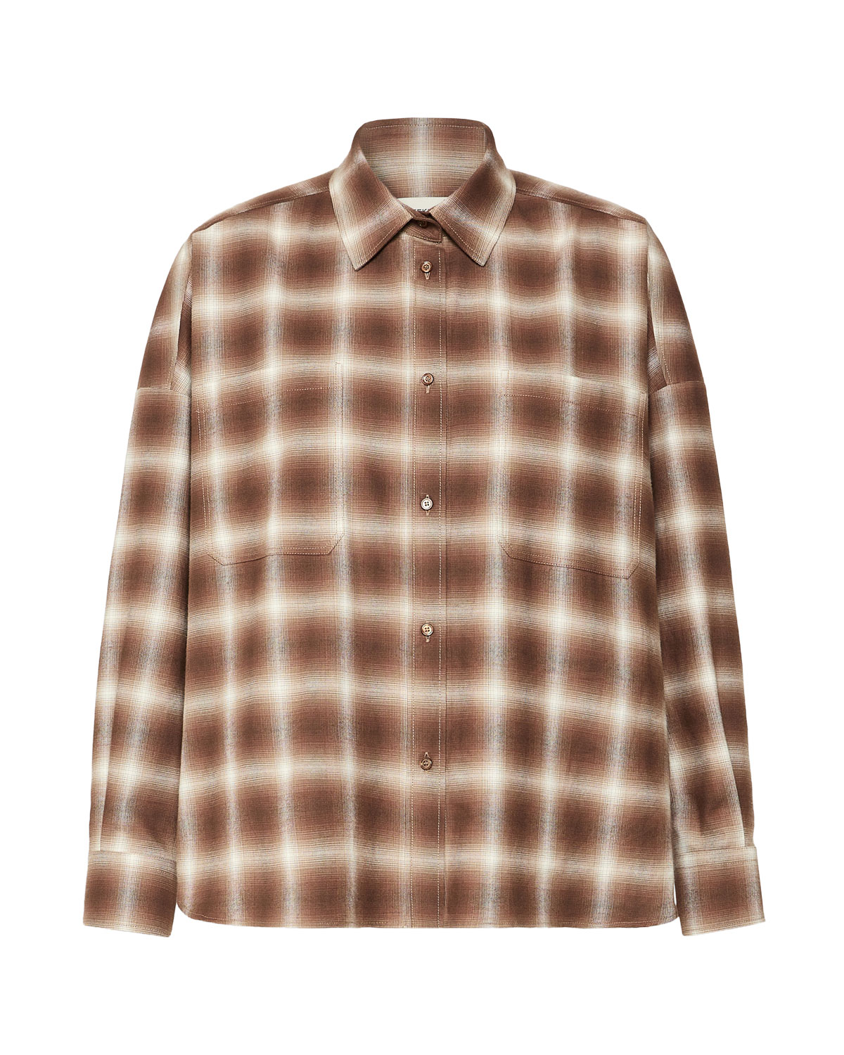 Weekend Max Mara – Hemdbluse „WKSFIORITO“ Braun karierte Hemdbluse WKSFIORITO von Weekend Max Mara